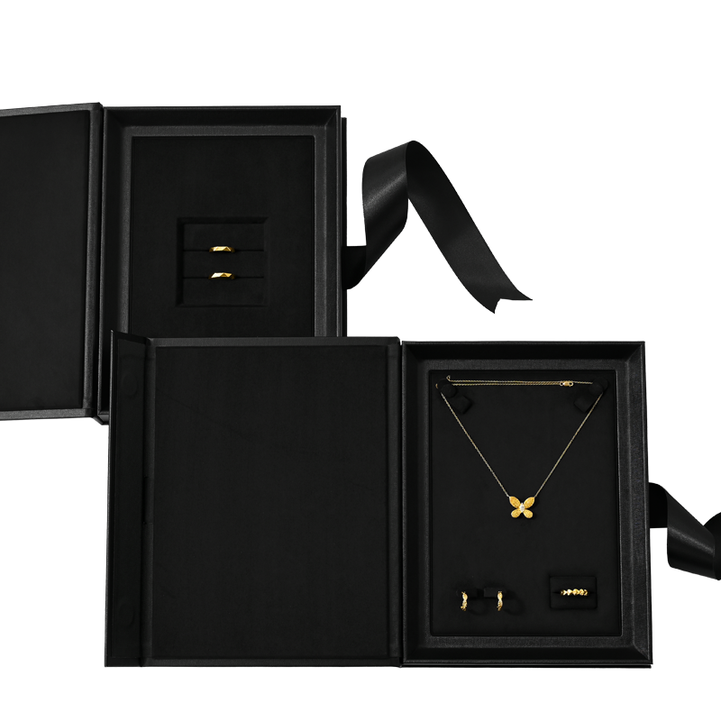 H193 Jewelry Box Custom Fashionable Gift Jewelry Storage Case Pouch Packaging Holder