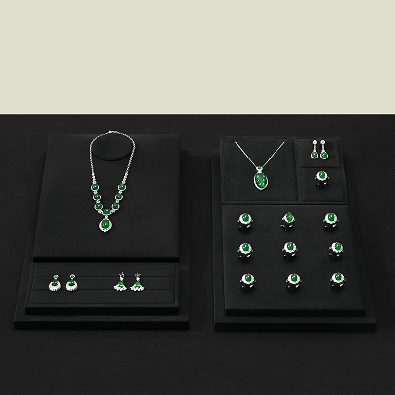 TT558 Jewelry Display Set Jewelry Exhibition Stand Display Set Necklace Bracelet Earring Ring Display Stand