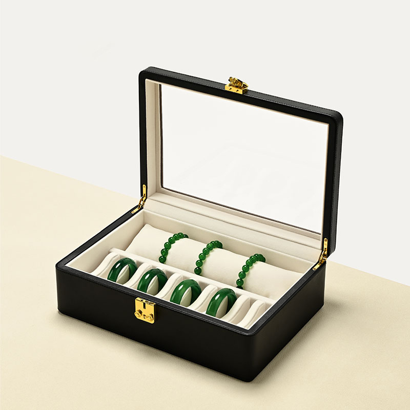 X076 Jewelry Storage Box Luxury Display Case Bracelet Necklace Storage Box