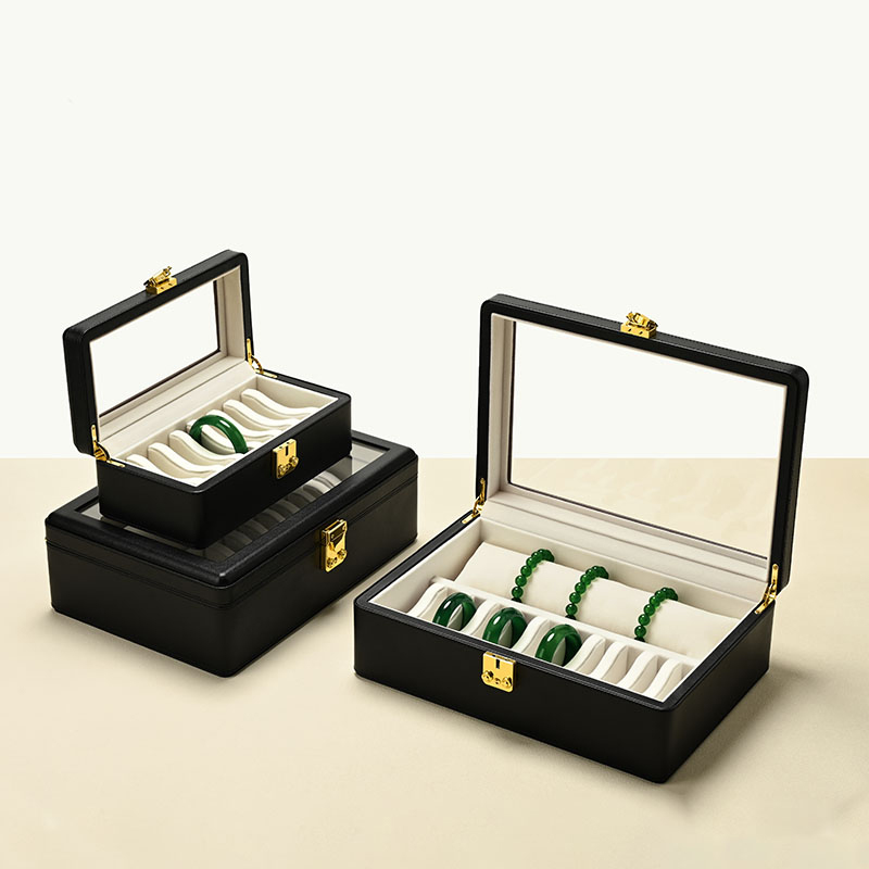 X076 Jewelry Storage Box Luxury Display Case Bracelet Necklace Storage Box