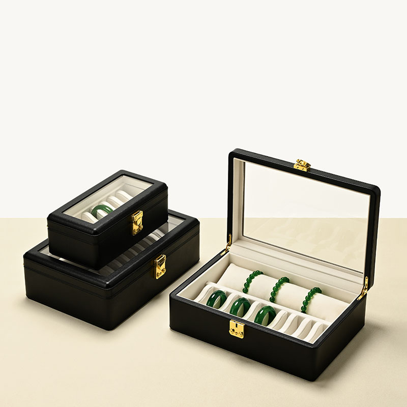 X076 Jewelry Storage Box Luxury Display Case Bracelet Necklace Storage Box