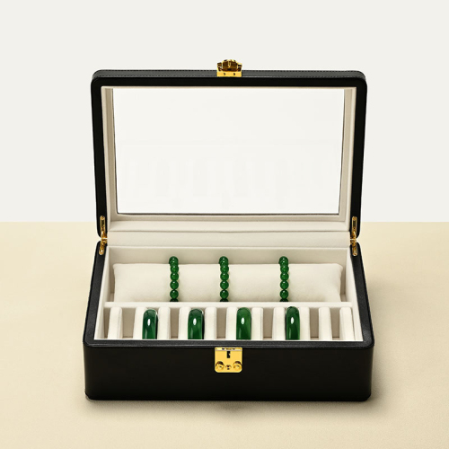 X076 Jewelry Storage Box Luxury Display Case Bracelet Necklace Storage Box