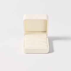 Elegant Double Slot Rings Jewelry Box Pair Rings Storage Box Pair Rings Box for Couple