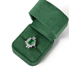 Custom Ring Box Suede Ring Jewelry Box Rings Package Jewelry Gift Box
