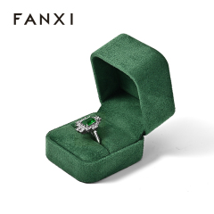 Custom Ring Box Suede Ring Jewelry Box Rings Package Jewelry Gift Box
