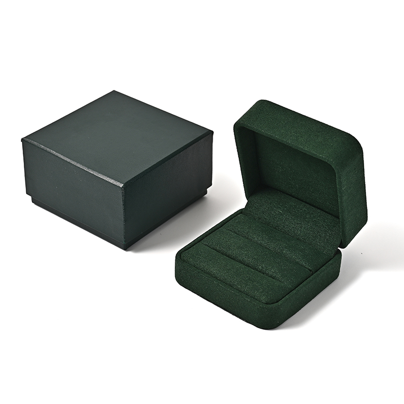 Jewelry Packaging Box Custom Logo Gift Earring Pendant Quality Velvet Jewelry Packing
