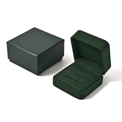 Jewelry Packaging Box Custom Logo Gift Earring Pendant Quality Velvet Jewelry Packing