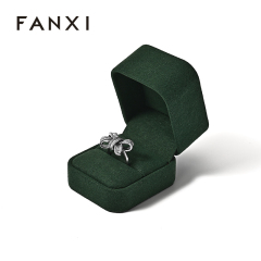 Custom Color Luxury Ring Box Wedding Ring Storage Gift Box