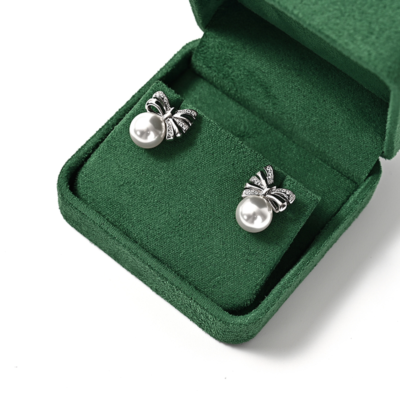 Luxury Rings Box Jewelry Storage Box Green Ring Storage Case