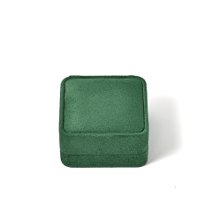 Luxury Rings Box Jewelry Storage Box Green Ring Storage Case