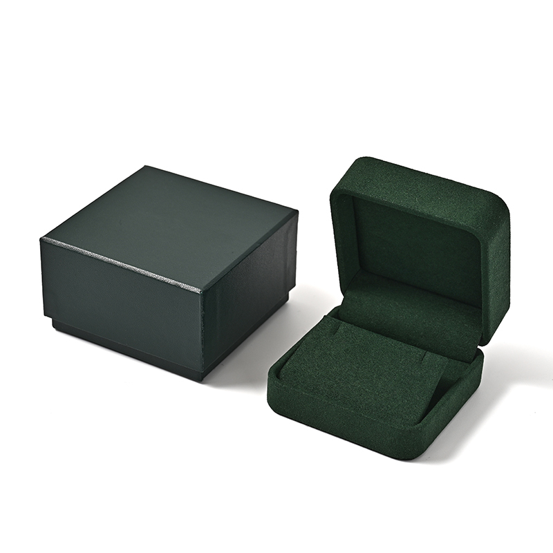 Professional Custom Elegant Jewelry Package Box Suede Earrings Packiging