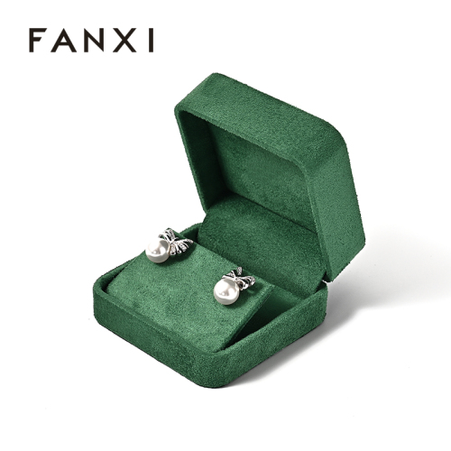Luxury Rings Box Jewelry Storage Box Green Ring Storage Case