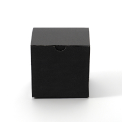 Customization Factory Square Black Ring Box PU Leather Jewelry Storage Box