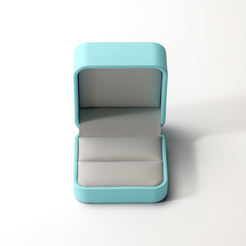 Ring Necklace Pendant Box Packaging Jewellery Boxes Custom Leather Jewelry Packaging Box with Logo