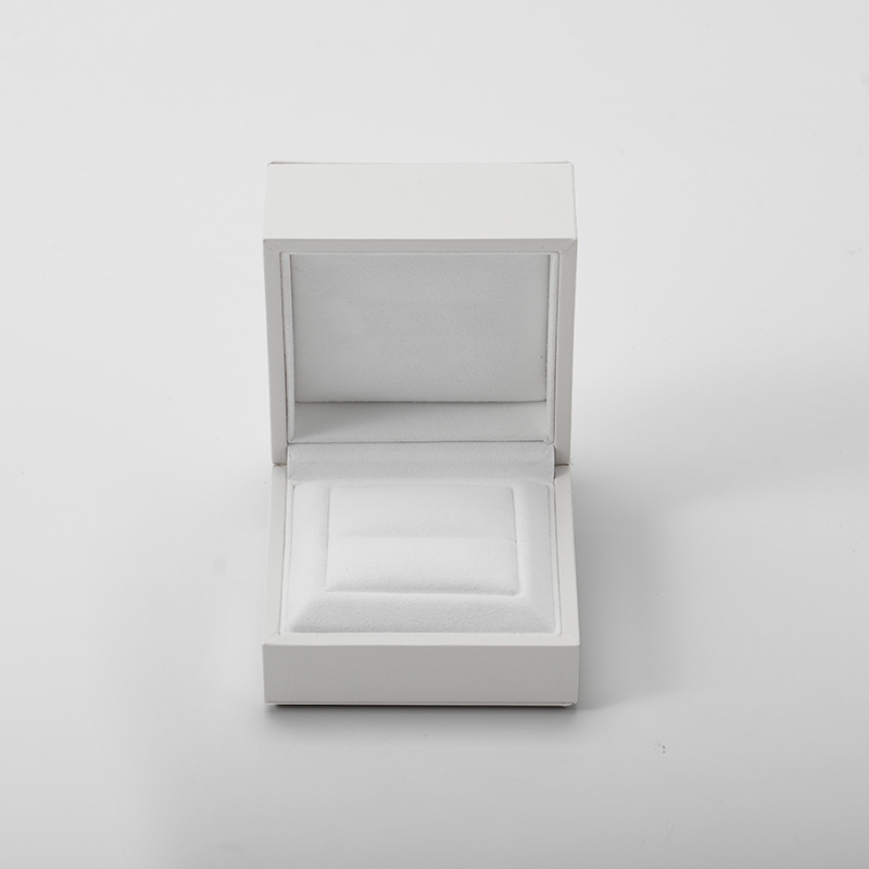 Custom High End Wedding Ring Microfiber Diamond Ring Jewelry Gift Box
