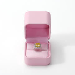 PU Leather Jewellery Box Gift Jewellery Wedding Ring Box Silky Box