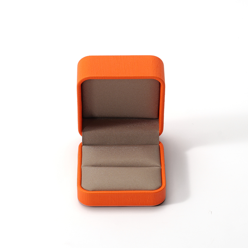 Luxury Ring Storage Box Microfiber Gift Box Packaging Organizer Display Case Jewelry Box Ring Storage Case