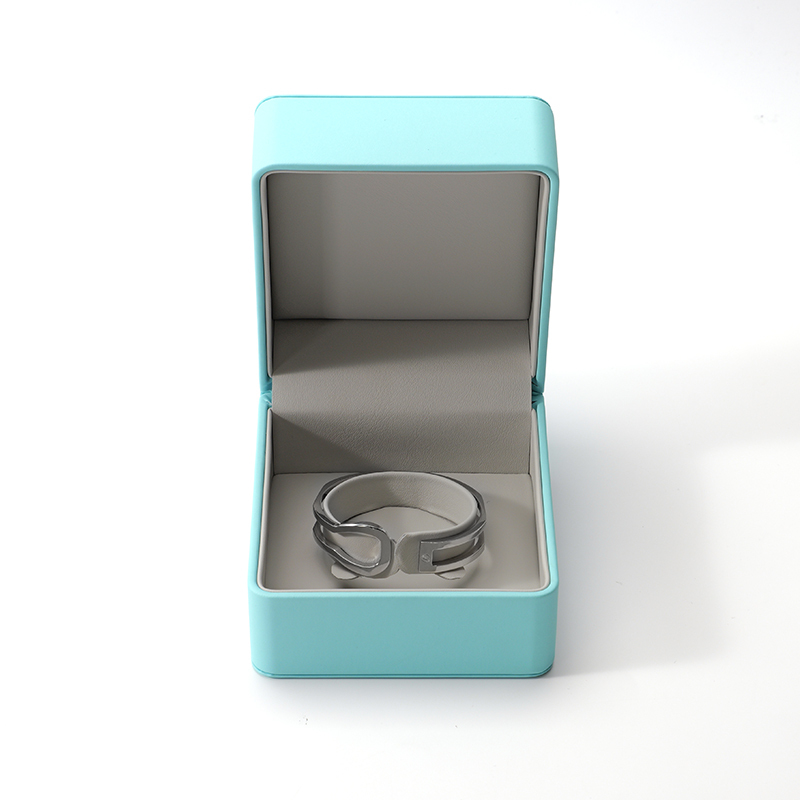 Ring Necklace Pendant Box Packaging Jewellery Boxes Custom Leather Jewelry Packaging Box with Logo