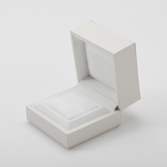 Custom High End Wedding Ring Microfiber Diamond Ring Jewelry Gift Box