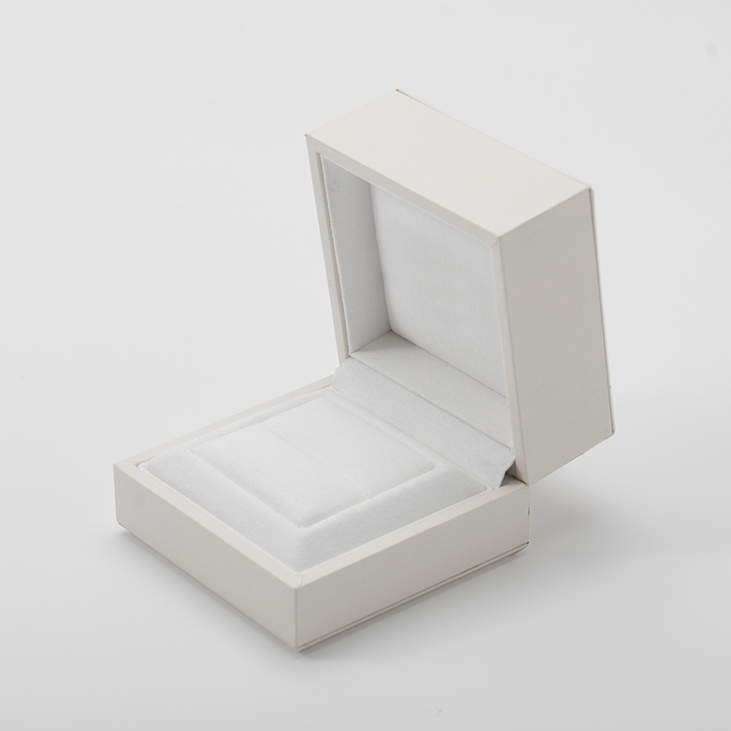 Custom High End Wedding Ring Microfiber Diamond Ring Jewelry Gift Box