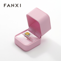 PU Leather Jewellery Box Gift Jewellery Wedding Ring Box Silky Box