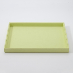 Jewelry Storage Display Tray Microfiber Ring Necklace Bracelet Watch Bracelet Display Plate
