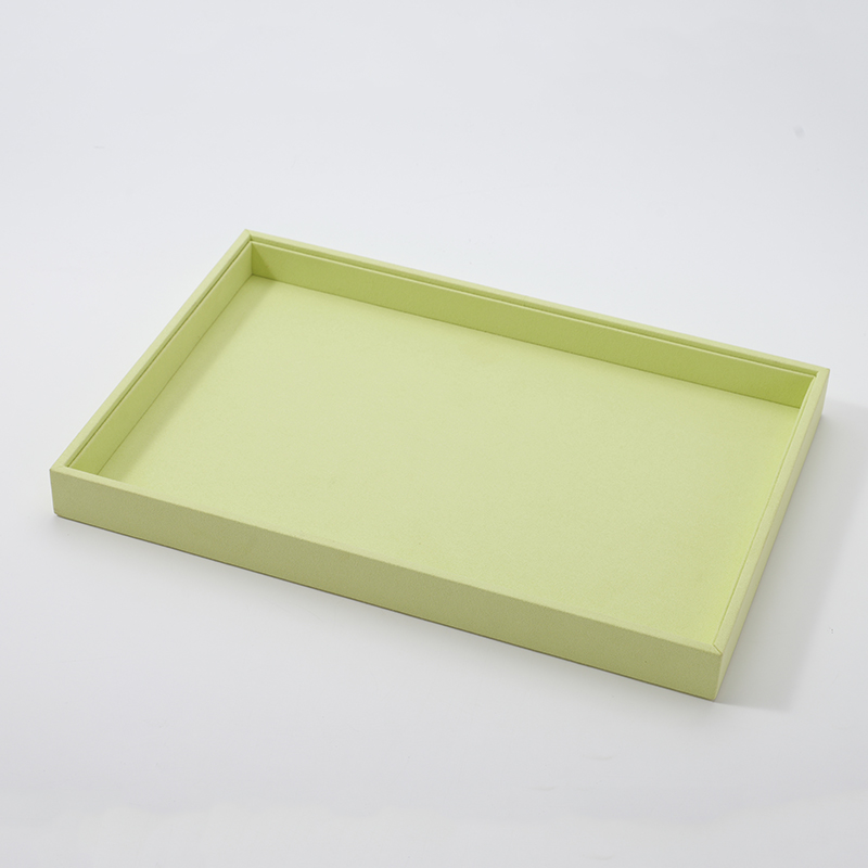 Jewelry Storage Display Tray Microfiber Ring Necklace Bracelet Watch Bracelet Display Plate
