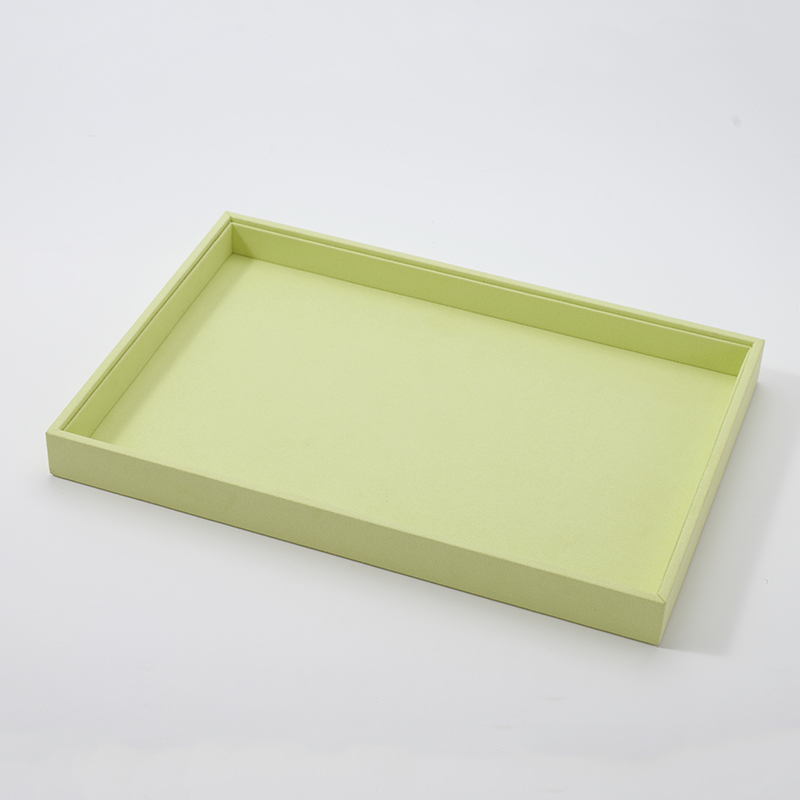 Jewelry Storage Display Tray Microfiber Ring Necklace Bracelet Watch Bracelet Display Plate