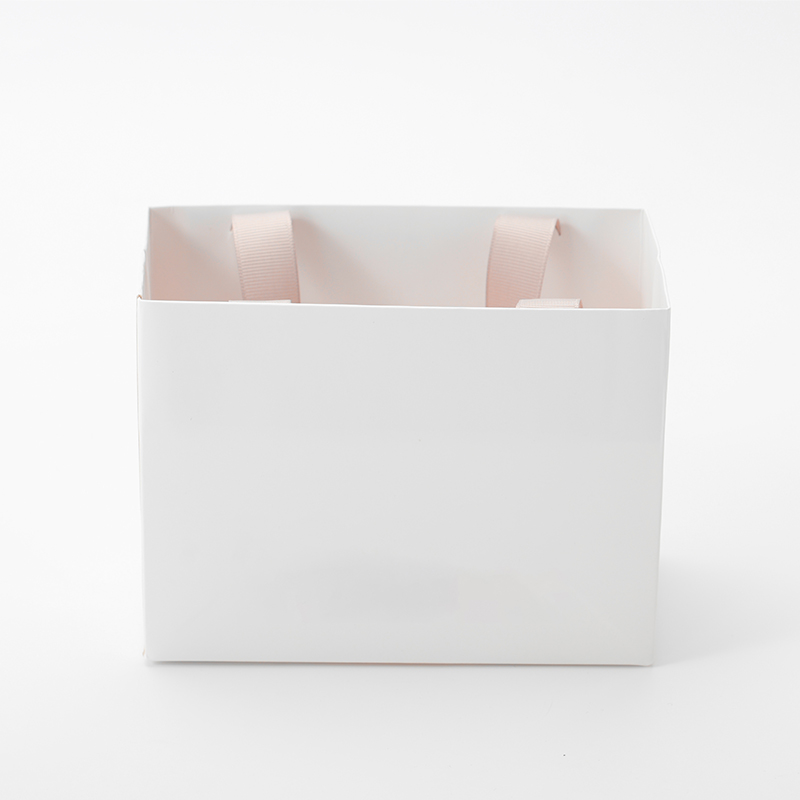 Shopping Bags White Jewelry Paper Bag with Custom Sizes Hanging Jewelry Bags