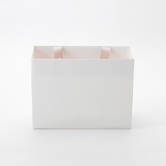 Shopping Bags White Jewelry Paper Bag with Custom Sizes Hanging Jewelry Bags