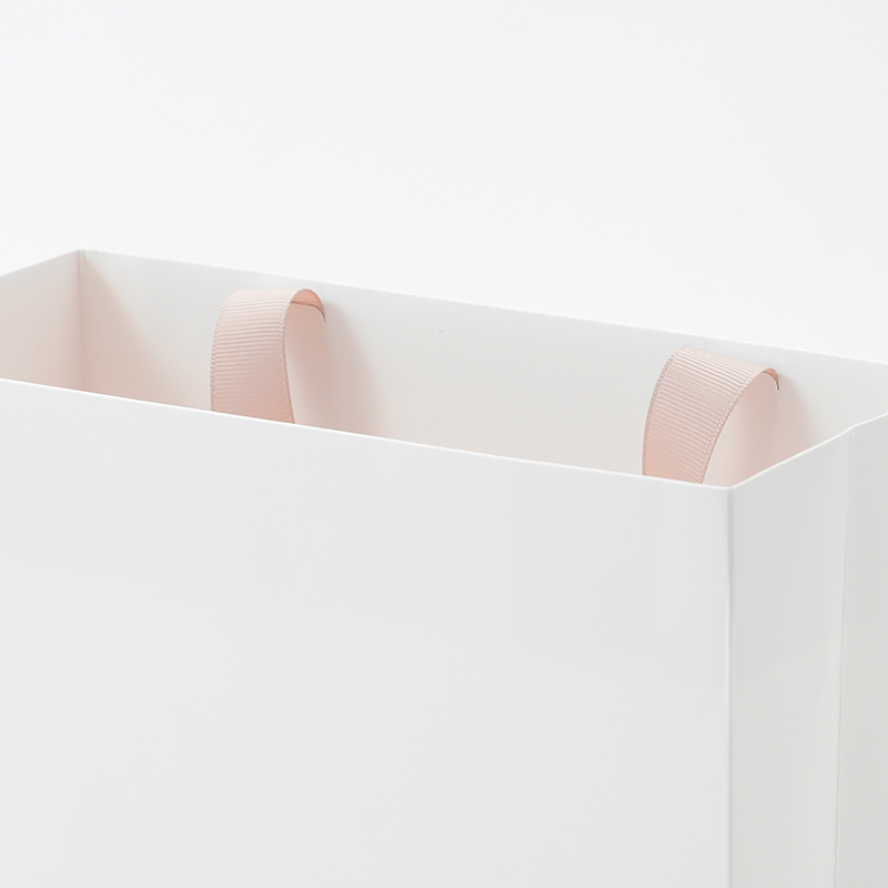 Shopping Bags White Jewelry Paper Bag with Custom Sizes Hanging Jewelry Bags