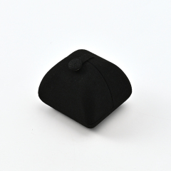 Velvet Jewelry Box Double Open Ring Pendant Bangle Chain Bracelet Packaging Box High Class Jewelry Box