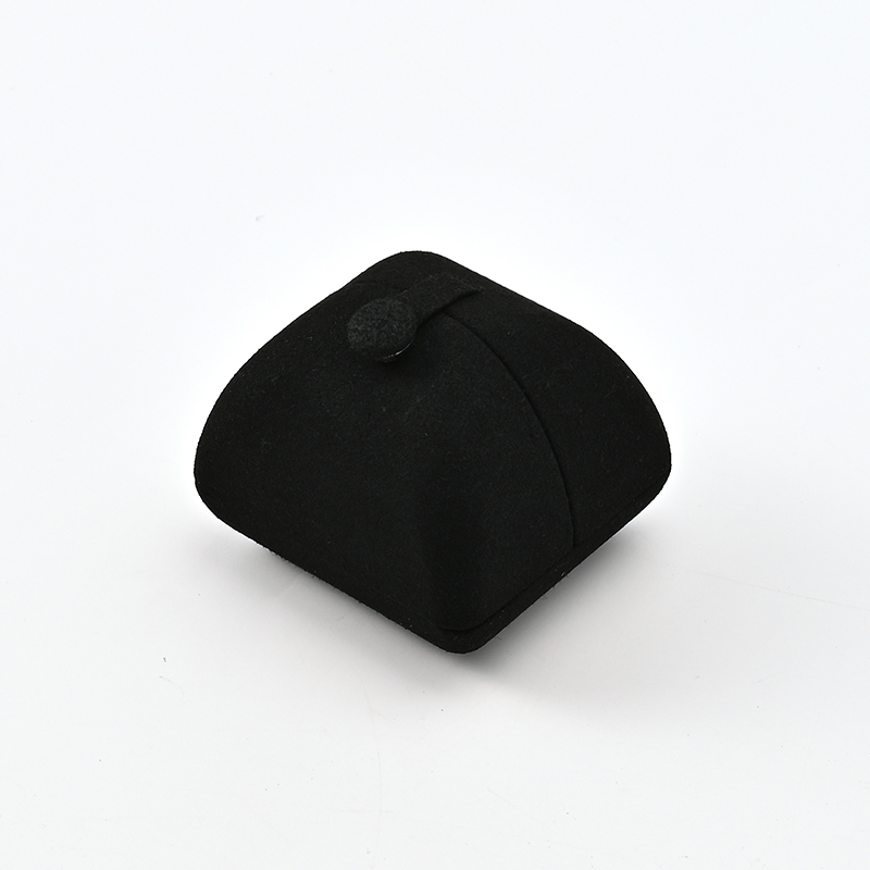 Velvet Jewelry Box Double Open Ring Pendant Bangle Chain Bracelet Packaging Box High Class Jewelry Box