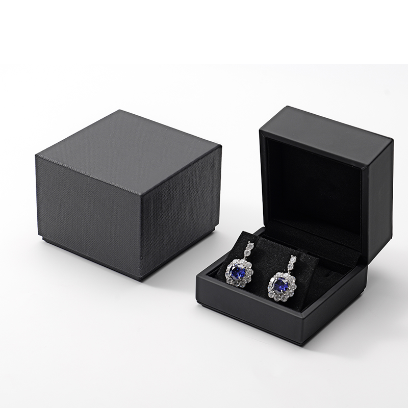 Custom Jewelry Box Earing Packaging Box Pu Leather Jewelry Storage Box