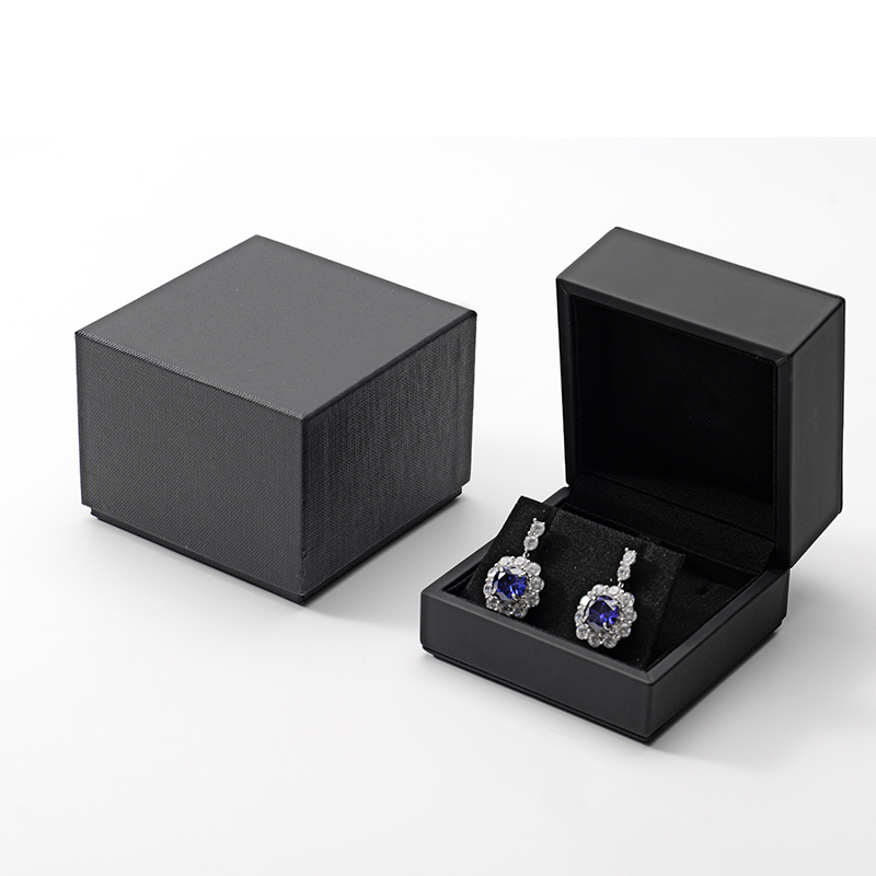 Custom Jewelry Box Earing Packaging Box Pu Leather Jewelry Storage Box