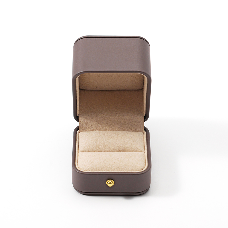 Jewelry Single Ring Box Luxury Gift Box Pu Leather Custom Ring Box