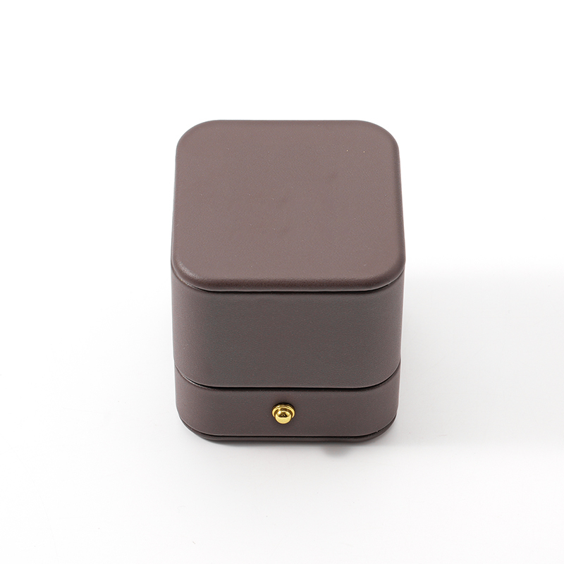 Jewelry Single Ring Box Luxury Gift Box Pu Leather Custom Ring Box