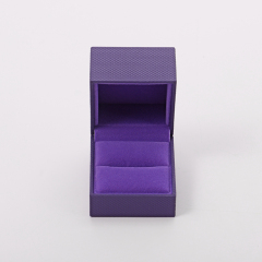High End Jewlery Box Custom Logo Paper Velvet Bracelet Jewelry Box Packaging Luxury