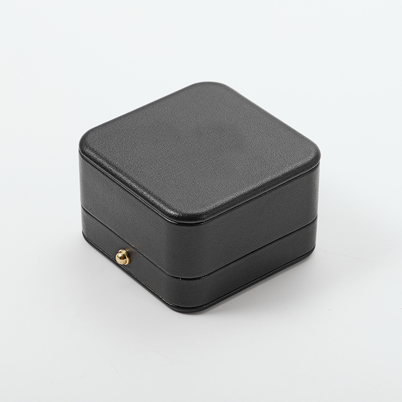 Jewelry Box Factory Luxury PU Leather Custom Ring Earring Diamond Jewelry Box