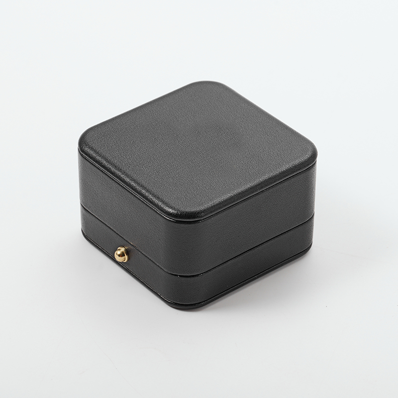 Jewelry Box Factory Luxury PU Leather Custom Ring Earring Diamond Jewelry Box