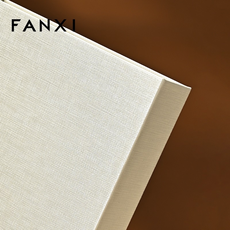 H192 Custom Large PU Leather Book Design Fashionable Gift Jewelry Box Organizer Storage Case Pouch Packaging Holder