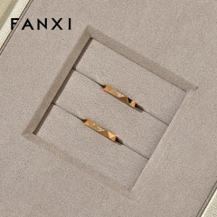 H192 Custom Large PU Leather Book Design Fashionable Gift Jewelry Box Organizer Storage Case Pouch Packaging Holder