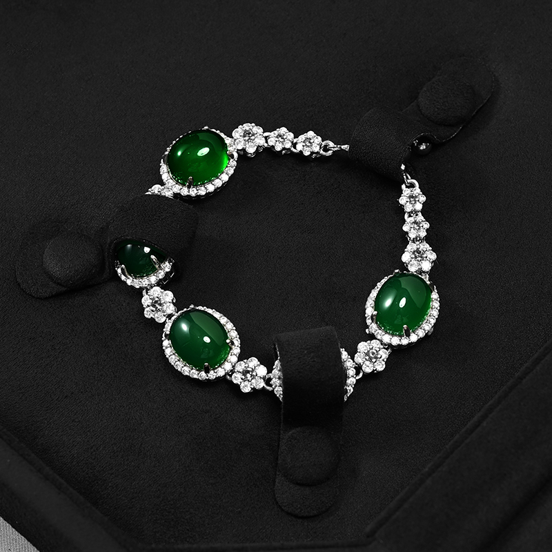 H186 Velvet Jewelry Box Packaging for Fine Jewelry Rings Necklaces Bracelets