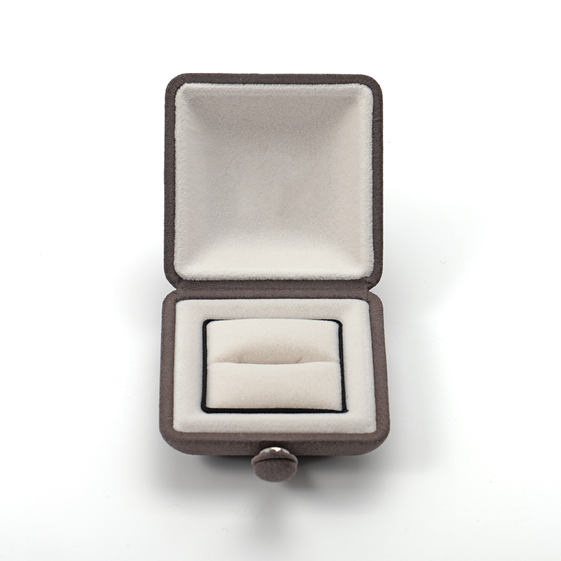 Microfiber Jewelry Box Velvet Ring Storage Box Jewelry Gift Box