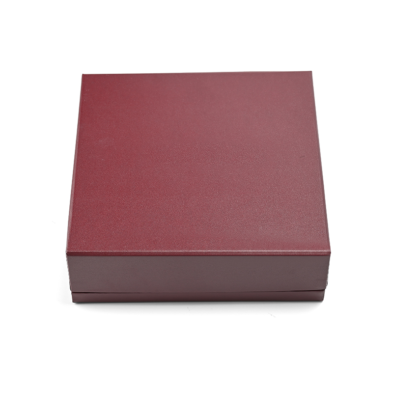 Wholesale Luxury Red Microfiber Big Jewellery Set Box Packaging Box