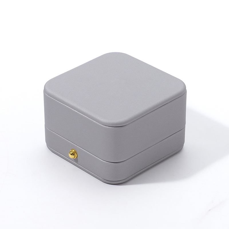 Pu Leather Velvet Jewelry Gift Box Earring RIng Necklace Packaging Box