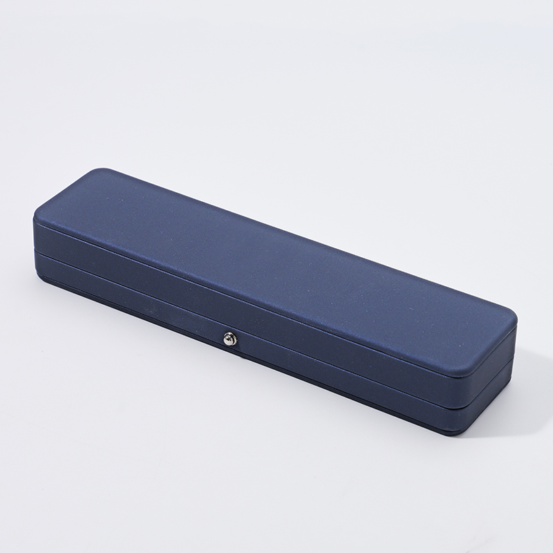 Custom Logo Luxury Leather Long Chain Box Velvet Jewelry Jewelry Storage Box