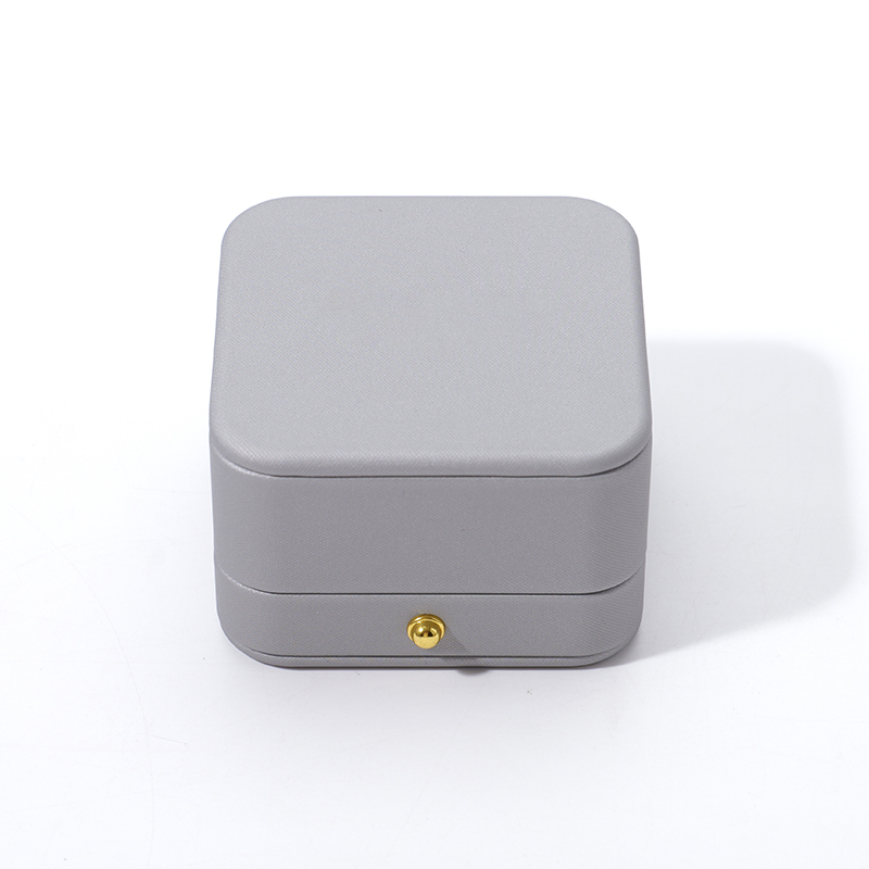 Pu Leather Velvet Jewelry Gift Box Earring RIng Necklace Packaging Box