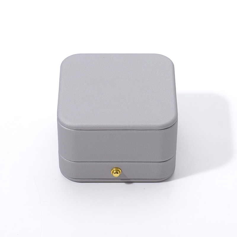 Pu Leather Velvet Jewelry Gift Box Earring RIng Necklace Packaging Box