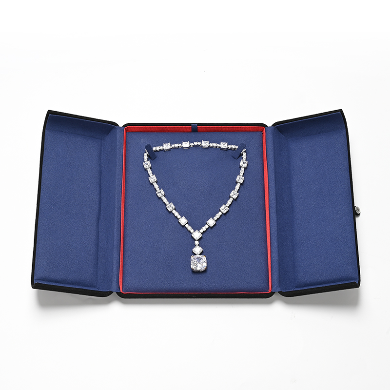 Jewelry Box Jewelry Case Necklace Box With Two Door Set Jewelry Box Customize Logo